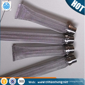 Stainless steel 6" 12" kettle filter tube bazooka screen for home brewing mesh strainer